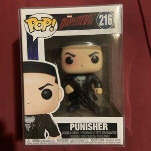 Funko Pop Daredevil Punisher Figure - Black and White